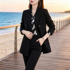 批发黑色小西装外套女2026新款春<b class='q'>秋</b>韩版休闲英伦风宽松气质洋气时尚