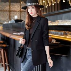 批发西服外套女<b class='q'>秋</b>款显瘦2026春<b class='q'>秋</b>新款中长款西装韩版小西装外套女气质