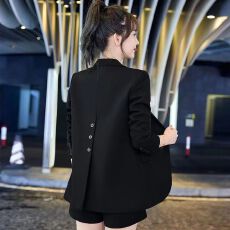 批发<b class='q'>西装</b>外套高级2026新款春秋韩版宽松休闲气质小个子开叉西服上衣女