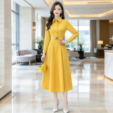 批发春秋女装新款端庄大气连衣裙妈妈裙子2026爆款高端气质长袖<b class='q'>打底裙</b>