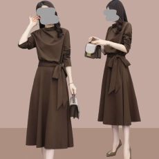 批发2026长袖<b class='q'>连衣裙</b>新款薄款<b class='q'>高端</b>爆款秋款今年流行裙子秋装潮