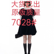 批发【浪漫满溢】白色波点长袖<b class='q'>连衣裙</b>女秋季doll感法式娃娃裙花苞裙子