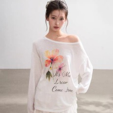 批发【180克亚麻雪花】长袖T恤防晒衫<b class='q'>打底衫</b>罩衫 透气宽松