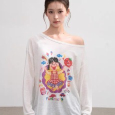 批发【180克亚麻雪花】长袖T恤防晒衫<b class='q'>打底衫</b>罩衫 透气宽松