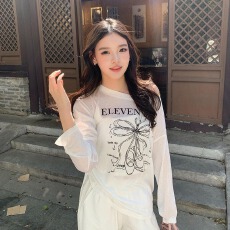 批发【180克亚麻雪花】长袖T恤防晒衫<b class='q'>打底衫</b>罩衫 透气宽松