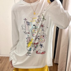 批发【180克亚麻雪花】长袖<b class='q'>T</b><b class='q'>恤</b>防晒衫打底衫罩衫 透气宽松