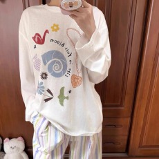 批发【180克亚麻雪花】长袖T恤防晒衫<b class='q'>打底衫</b>罩衫 透气<b class='q'>宽松</b>