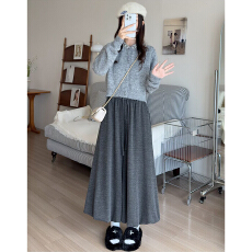 批发大码半身裙韩版糯米花苞裤垂坠感软糯宽松胖MM休闲废土风小个子