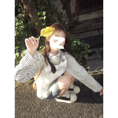 批发纯棉条纹撞色插肩<b class='q'>长袖</b>T恤女宽松简单大方气质上衣