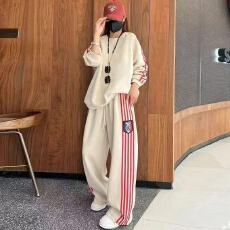 批发秋新款<b class='q'>韩版</b>通勤显瘦耐磨宽松大码潮流两件<b class='q'>套装</b>女