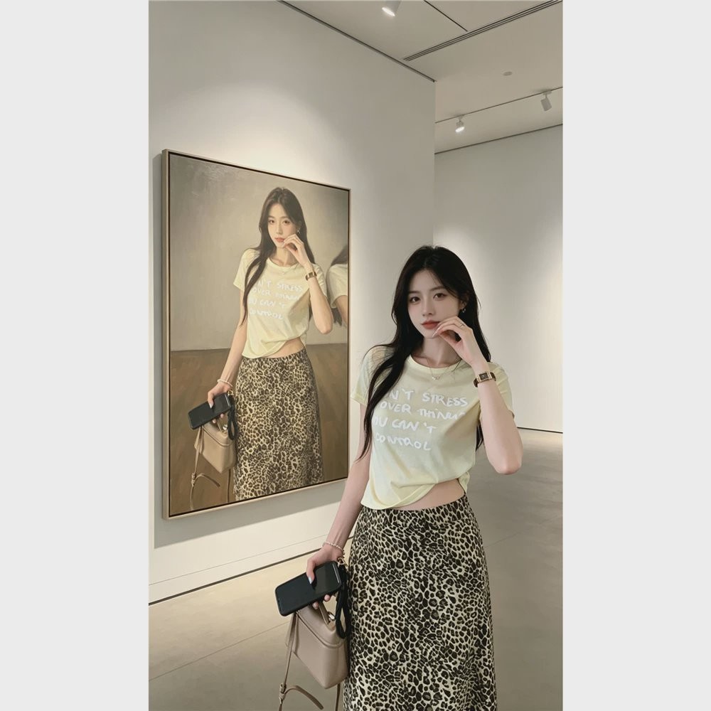 라이 경기 서울 66 집결하다 섬유 34 라이 경기 서울 눈꽃 면 핫걸 레트로 알파벳 쇼트 스타일 반팔 티셔츠 여성