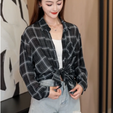 批发冰丝雪纺透气薄款防晒衣女夏季衬衫新款宽松防晒服开衫外套潮