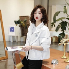 批发夏季防晒衣短款薄款新款韩版直筒长袖宽松透气防晒服女士薄<b class='q'>外套</b>