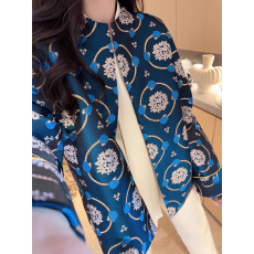 批发《联珠玉兔桂》钱小萍高端宋锦<b class='q'>上衣</b>！新中式国风<b class='q'>真丝</b>提花外套春秋