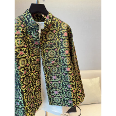 批发新中式重磅宋锦<b class='q'>真丝</b>提花国风盘扣外套<b class='q'>女</b>