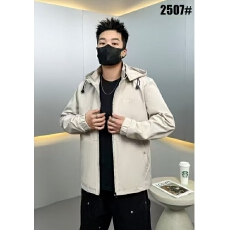 春秋季纯色简约大方百搭青少年男士休闲夹克连帽外套