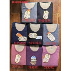 批发羊驼绒绒加绒高弹贴身保暖内衣发热无痕圆领打底保暖套装情侣款