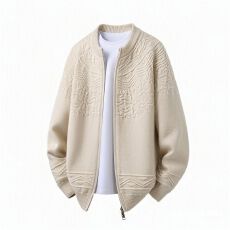 批发新款<b class='q'>男士</b>纯色潮版加厚老钱风时尚百搭宽松<b class='q'>休闲</b>针织开衫毛衣