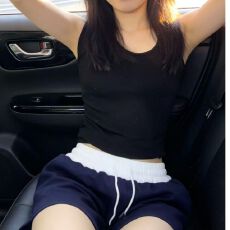 批发2026新款运动短裤女<b class='q'>夏</b>季撞色拼接宽松百搭阔腿休闲裤健身热裤ins