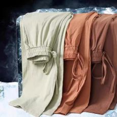 批发棉麻阔腿裤女<b class='q'>九分</b>夏季新款垂感胖mm200斤宽松直筒<b class='q'>九分</b>裤子