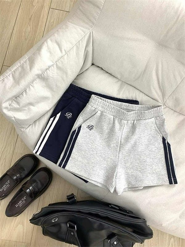 3 차원 허리 머리 고급 센스 Chic 아메리칸 레트로 운동 바람 캐주얼 바지 2026 여름 슬림해 보이는 다용도 반바지