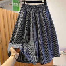 批发原版面料大码300斤<b class='q'>格子</b><b class='q'>裤</b>女夏<b class='q'>裤</b>子穿搭裙<b class='q'>裤</b>巨好看七分阔腿休闲<b class='q'>裤</b>