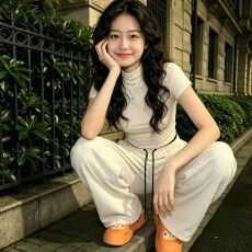 批发韩版口袋速干山本<b class='q'>裤</b>子少女夏季2026薄款直筒阔腿休闲运动宽松长<b class='q'>裤</b>