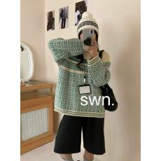 2025新款毛衣女秋冬季韩版可爱风百搭宽松慵懒风针织衫上衣外套