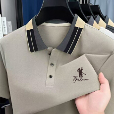 批发骑士翻领T恤POLO配图配版,提供自 助烫图(提前一天报<b class='q'>货</b> 一件起批)