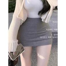 批发韩国东大门新款气质辣妹紧身防走光包臀短裙<b class='q'>百搭</b>舒适修身半身裙裤