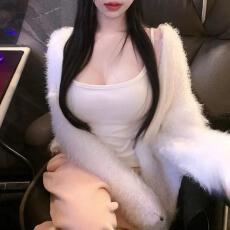 批发韩国东大门新款气质毛绒绒亲肤宽松显瘦百搭长袖<b class='q'>针织</b>衫外套T恤女