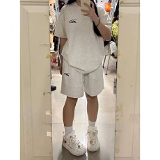 批发学生盐系减龄休闲宽松<b class='q'>运动服</b>套装女夏季polo衫<b class='q'>短袖</b>短裤跑步两件套