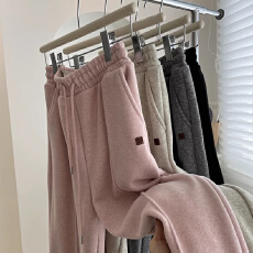 批发己出货 加绒 高腰<b class='q'>显瘦</b>休闲束脚卫裤秋冬新款百搭<b class='q'>运动</b>裤