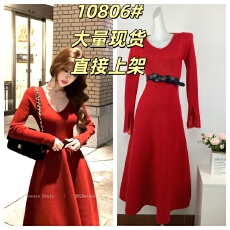 批发Lazy Didi初遇爱神新品9折+8.5折三重工艺高克重立体毛衣裙