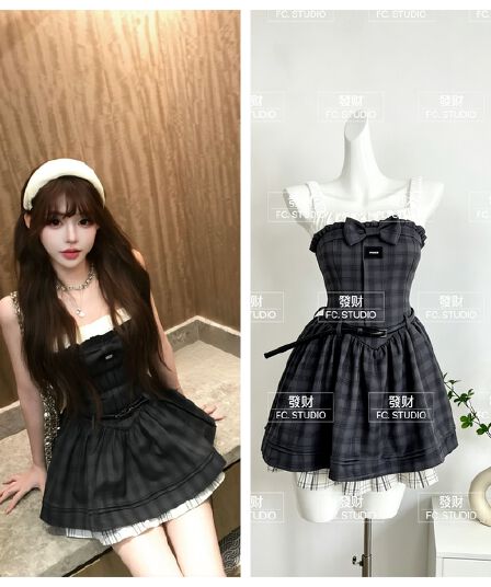 루이 茜 웨이 Sher S 천 골드 일기 여름 천 금빛 바람 오리지널 디자인 드레스 r66818h
