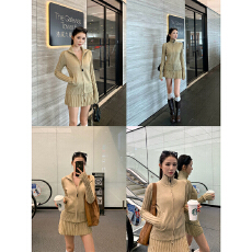 批发红人馆针织开衫女秋装2026新款韩系长袖上衣<b class='q'>修身</b>显瘦气质毛衣<b class='q'>外套</b>