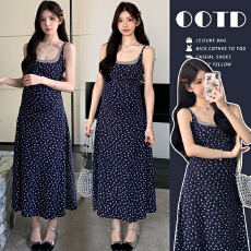 批发实拍 <b class='q'>孕妇</b><b class='q'>装假</b>两件碎花吊带长裙<b class='q'>修身</b>收腰显瘦连衣裙