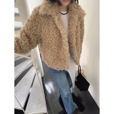 批发已出货 chic 2025冬季保暖仿皮草外套