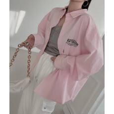 批发韩系2026春季新款长袖衬衫宽松简约休闲上衣女潮