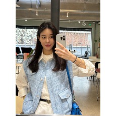 批发26春 韩国小香风<b class='q'>马甲</b> 轻奢名媛气质<b class='q'>马夹</b>女 轻熟通勤夹克上衣