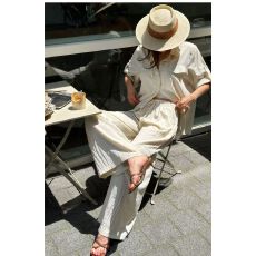 批发已出 2026韩国宽松慵懒风薄款休闲阔腿裤<b class='q'>套装</b>