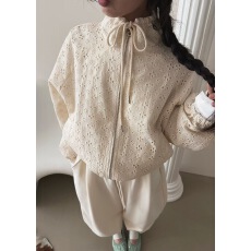 批发已出 chic百搭小众刺绣蕾丝风衣外套