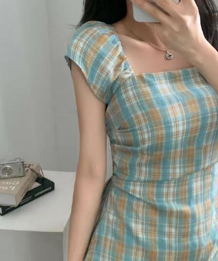 원본 작은 샤넬 스타일 레이스 꾸밈음 연령 감소 반팔 하이웨이스트 재킷