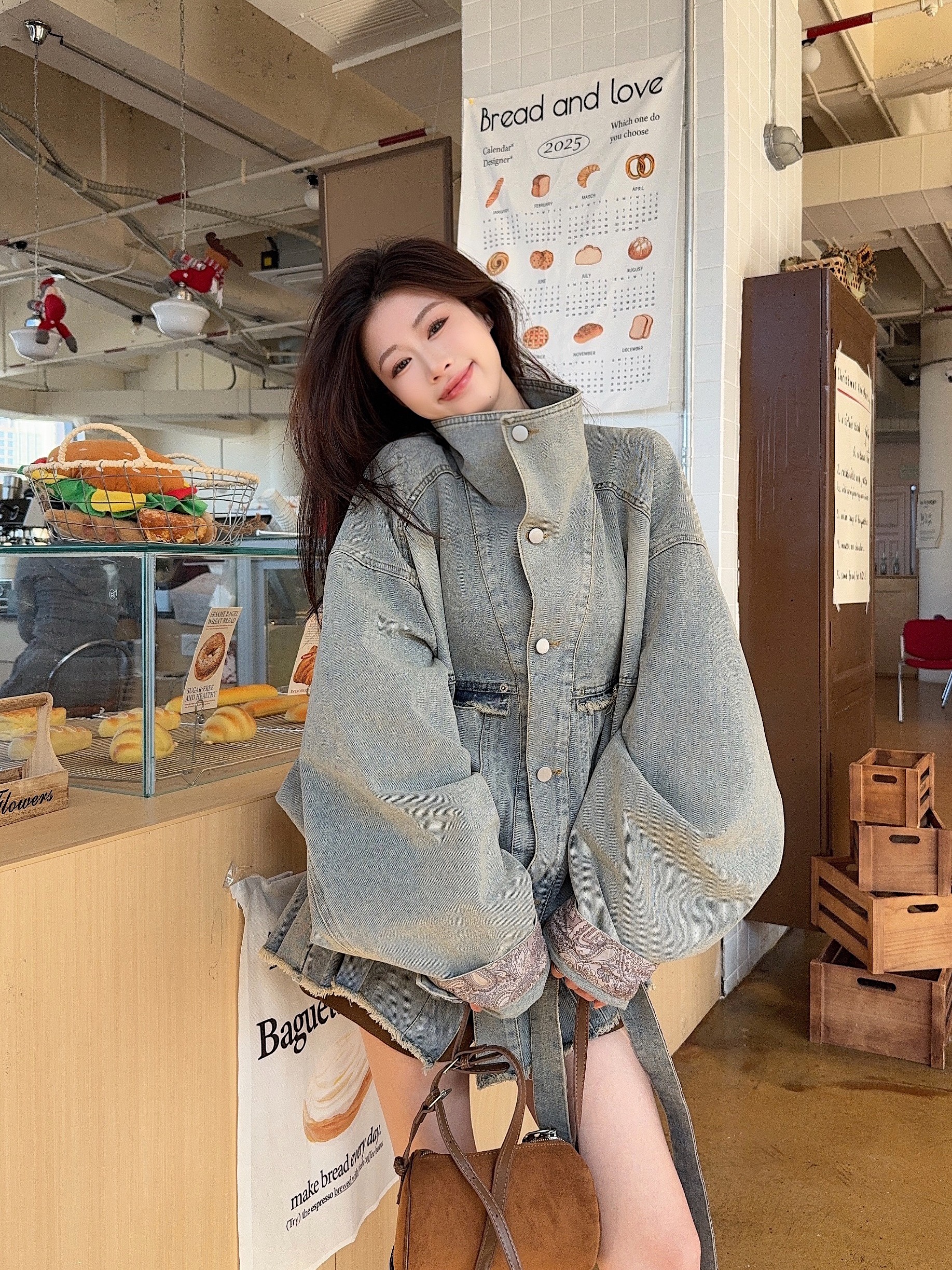 실사 정가 시 드니 일기 chao 있음 공동 ~ 중 복수 워싱 수공 모서리 연마 vtg 데님 재킷