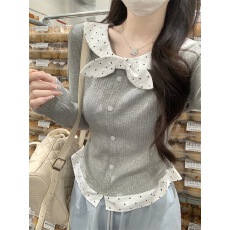 批发随心裁<b class='q'>莫代尔</b>260克2*2 长袖<b class='q'>T</b><b class='q'>恤</b>女秋季小众修身显瘦上衣