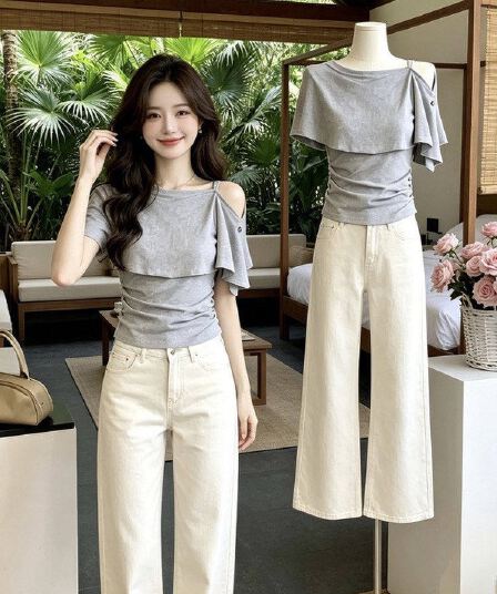 40 면 Chic 고급 센스 26 년 여름 새로운 디자인 센스 작은 대중 품격 캐주얼
