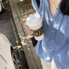 批发慵懒风蓝色亚麻<b class='q'>衬衫女</b>宽松灯笼袖防晒衬衣气质薄款上衣