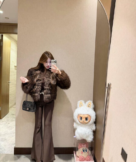 이른 가을 새로운 부츠컷 바지 벨트
