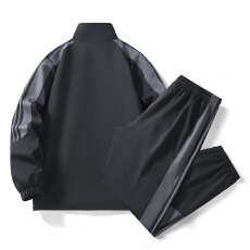 批发休闲运动夹克套装男士2025春秋新款时尚潮流长裤子帅气潮流外套