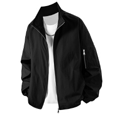 批发美式撞色立领冲锋衣外套男士春秋季户外休闲机能防晒运动上衣外套